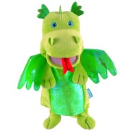 Fiesta Crafts - Green Dragon Hand Puppet