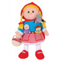 Fiesta Crafts - Red Riding Hood Hand and Finger Puppet Set