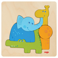 HABA - Wooden Puzzle Zoo Animals