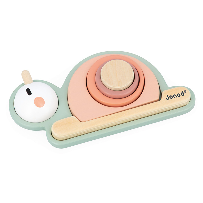 Janod - Cocoon Stacking Sensory Snail